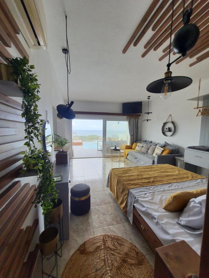 Tramonto Luxury Villa No2 - Breathtaking Sunset View Foiníkion Exteriör bild