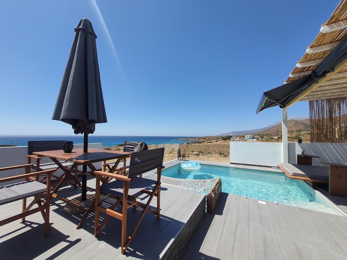 Tramonto Luxury Villa No2 - Breathtaking Sunset View Foiníkion Exteriör bild